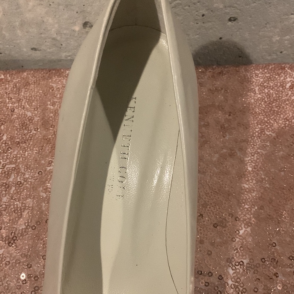 Kenneth Cole New York Square Toe Wooden Block Heel Pumps - Size 7.5 - Picture 3 of 7